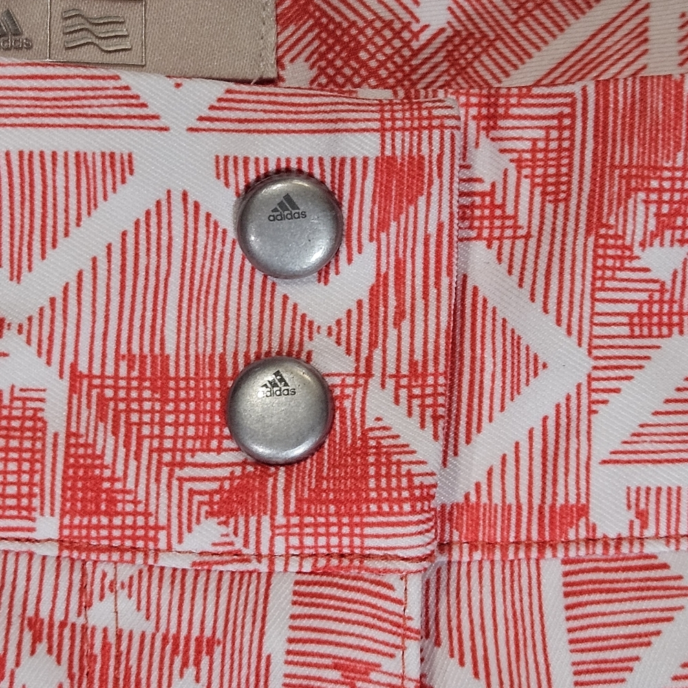 Adidas Golf Shorts Womens 2 Pink White - Picture 9 of 9